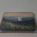 HUARCEY Vintage Almond Blossom Framed Canvas Wall Art 12"x16" Classic Floral Painting, Van Gogh Impressionist Art Print, Home Office Bedroom Living Room Decor