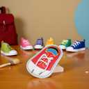 3 x Wooden Learn to Tie Your Own Shoes Threading Lacing Shoes Training Early Learning Kits for Kids Threading Lacing Shoes Training Board Kids Toddler Early Learning Learning and Education