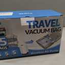 15 Packs Vacuum Bags for Travel with Rechargeable Pump, 3 Sizes Vacuum Seal Bags for Clothing, Compression Vacuum Travel Bags for Luggage, Vacuum Packing Bags for Closet Organization, 15 Combo Travel Size