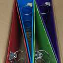 Cardinal 3 Ring Binders, Binders for School and Office, Durable 2 Inch Binder with Round Rings, Holds 475-Sheets, ClearVue Covers, Non-Stick, PVC-Free, Assorted Colors, 4 Pack (29311)