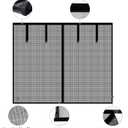Magnetic Garage Screen Door for 1 Car Garage Doors 9x7FT- Reinforced Self Sealing Fiberglass Mesh Door with 4 Strapping Tapes, High Energy MagnetsHands Free Door Screen with Closure Weighted Bottom