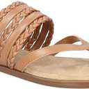 Women's Anji Flat Sandal, Tan, 10