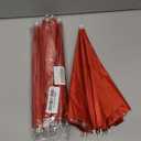 4 Pack Umbrella Hats, 20.5" Hands-Free Head Umbrealla Hats for Kids, Folding Waterproof Umbrella Cap With Head Strap for Outdoor Party Fishing Sun Rain Beach Golf Hiking (Red)