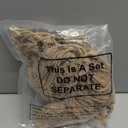 Shappy 3 Pack Jute Crochet Long Plant Hanger for 3 Inch to 12 Inch Pots, Macrame Plant Holder Rope with S Shaped Hooks for Halloween Home Decor (Brown)