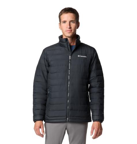 Columbia Mens Powder Lite II Insulated Puffer Jacket, Black, Medium