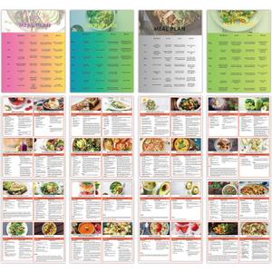 Mediterranean Diet Meal Plan  4-Week Heart-Healthy Recipes with Weekly Menu Planner, Grocery Lists & Easy Mediterranean Cooking Guide