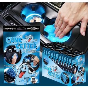 Cleaning Gel for Those Hard to Reach Places, Automotive Cup Holder Electronic Keyboard Office, Slime Gel Cleaner Dust Crumb Removal (Resealable Pouch, Blue, 3oz) 12 Pack