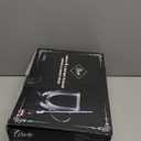 LIBWYS 6 Pack Double Walled Coffee Cups Glasses Mugs, 12oz Espresso Cappuccino Latte Tea Cups with Handle, Heat Resistant Borosilicate Clear Glasses 350ml