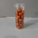 ZYBenda 30Pcs Shatterproof Shiny and Polshed Glossy Christmas Tree Ball Ornaments Decorations - 3 Style Christmas Hanging Balls for Holiday Wedding Party Decoration (1.57"/4CM, Orange)