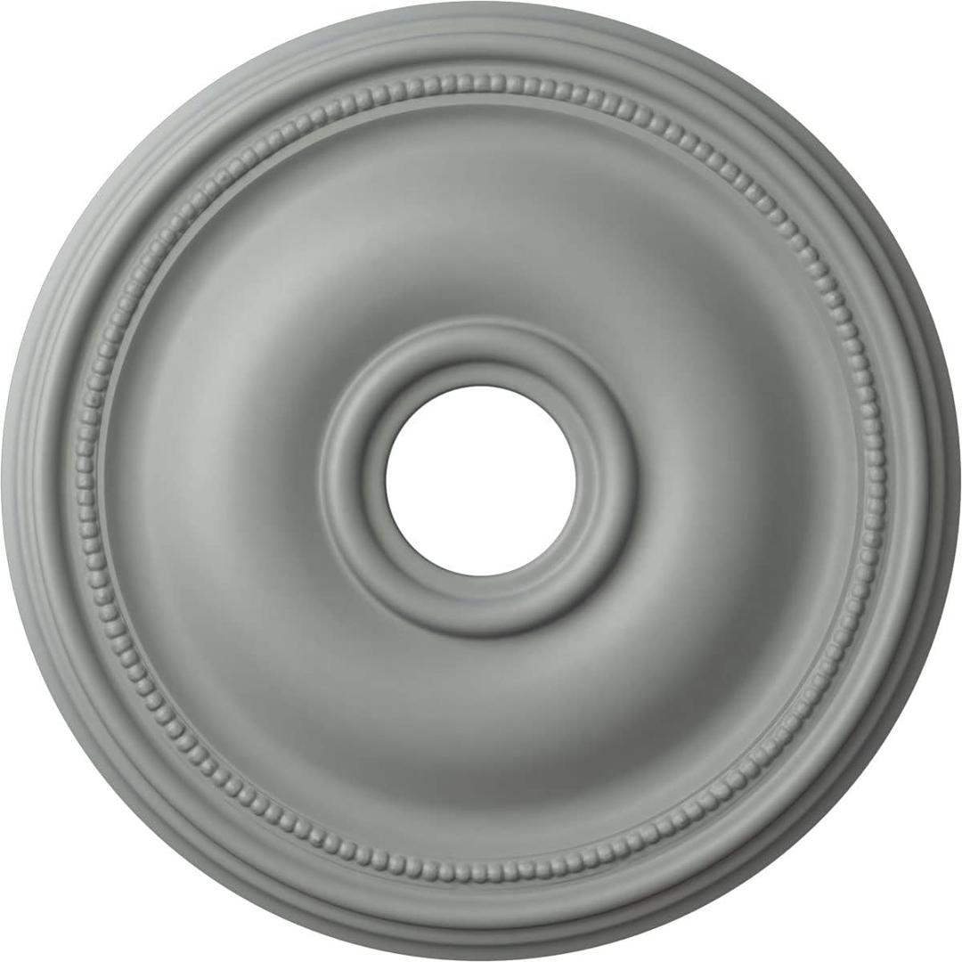 18 1/8"OD x 3 3/4"ID x 1 1/8"P Bradford Ceiling Medallion (Fits Canopies up to 4 3/8")