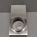 OEM 84049 Periscope Dryer Vent Connector Kit, Upgraded 304 Stainless Steel, Adjustable 0-5 Telescoping Dryer Vent Duct, Fits Tight Spaces with Slim Flat Design, 4in Dryer Vent Duct Hose Pipe Adapter