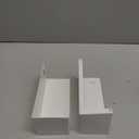 Galvanized Steel Left and Right Endcaps for Redants Baseboard Heater Covers, Rust-Resistant