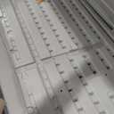 Suncast 34 Cu Ft Horizontal Resin Plastic Storage Shed - Outdoor Storage Shed with Floor Included, Lockable, Weatherproof, Fits Small to Medium Trash Cans, Generators, & Garden Tools, Vanilla Stoney (No Size)