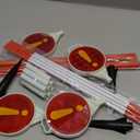 Reflective Driveway Markers, 51" Fiberglass Pole Driveway Reflectors for Entrance Snow Plow Markers Stakes Double-Sided High Visible (4Pcs)