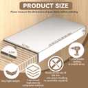 White Shelf Covers for Wire Shelving 24x12 Inch 5-Pack, Instant PVC Wood Look for Pantry, Closet & Kitchen, DIY Trimmable & Odorless