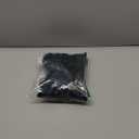 QINSEN Long Sleeve Square Neck Tops for Women Double Lined Side Ruching Going Out Shirts Basic Tee (X-Small, Black)