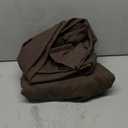 Dark Chocolate 96 Inch Blackout Pinch Pleated Curtains 2 Panels Set for Living Room Darkening Thick Linen Textured 100% Black Out Drapes 96 Inches Long Pinch Pleat Light Blocking Bedroom Brown