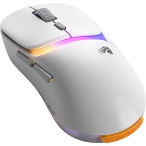 GLORIOUS Gaming Model D3 Wireless Gaming Mouse - InfinitePlay Swappable Battery, 130H Battery Life, 8k Polling, 130M Optical Switches, Ultralight 69g, 30K DPI Optical Sensor, RGB - White