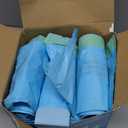 300 Count 15 Micron Extra Thick 4 Gallon Drawstring Small Trash Bags, Sturdy & Tear-Resistant Small Garbage Bags for Bathroom, Office, Bedroom & Kitchen