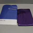 BEDELITE Satin Pillowcase for Hair and Skin, Super Soft and Cooling Similar to Silk Pillow Cases 2 Pack with Envelope Closure, Gift for Women Men(20"x26" Standard Size, Plum Purple)