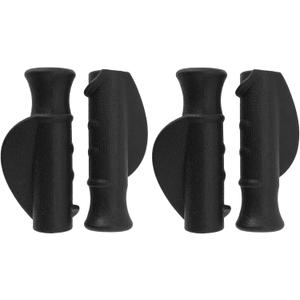 Create idea 2 Pairs 22mm Rollators Handles Right and Left Handle Covers PVC Ergonomically Handles Rollators Replacement Parts Accessories Black
