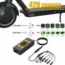 Carsty 42V Electric Scooter & Hoverboard Charger for Gotrax, Jetson, Segway, Ninebot, Swagtron | UL Certified with 5-in-1 Universal Plug Set