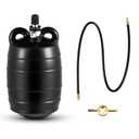 Glooglitter Inflatable Pipe Plug Sewer Test Plug Rubber Plumbing Test Balloon Ball for Sewage Pipeline Inspection (3 Inch,with 39.37 Rubber Extension Hose)