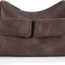 APHISON Shoulder Bag for Women, Vegan Leather Purses Bags for Ladies Trendy, Multi Pockets Handbags