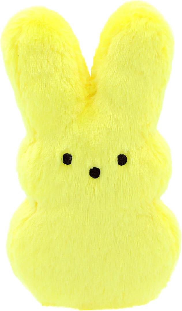 Animal Adventure | Shaggy Bunny Peeps | 15 Collectible Plush | Yellow