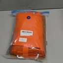 MIGOHI Warm Dog Coat Winter Dog Jacket,Waterproof Cold Weather Coats for Dogs,Fleece Jacket for Dogs,Reflective Thick Fleece Vest with Leash Hole (Orange)