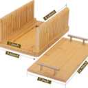 Bread Slicer with cutting board for Sourdough Rounds & Homemade Bread, Perfect for Artisan Loaves, Durable & Easy to Use  The Ideal Gift for Baking Enthusiasts