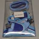 Cat Vest Harness and Leash Set for Walking Escape Proof, Adjustable Kitten Harness Breathable Mesh with Reflective Strips Harness for Kitty Puppy Bunny (Blue, S)