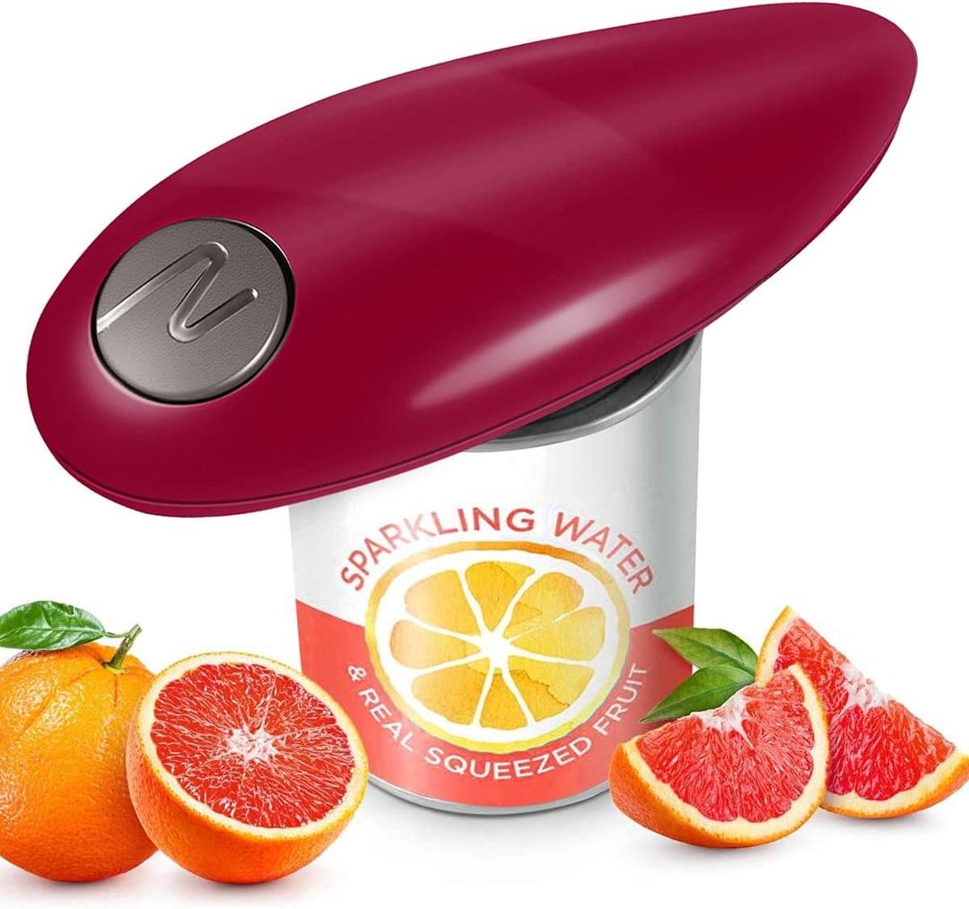 Auto Electric Can Opener: Open Your Cans with A Simple Press of Button - Automatic, Hands Free, Smooth Edge, Battery Operated