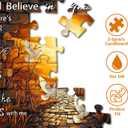 Jesus Cross Jigsaw Puzzles 1000 Pieces, PICKFORU Amazing Grace Cross Jigsaw Puzzle 1000 Pieces, Christian Bible Religious Puzzles for Adults, Bird Catholic Puzzle Christian Faith Inspirational