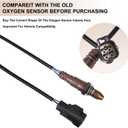 Oxygen O2 Sensor Upstream Fits for Volvo S60 S80 S90 V60 XC60 XC70 XC90 XC90 2.0L L4 Turbo 2015 2016 2017 2018, Replace 234-9160, 31431005, 31380995, 31422059, 2349160, 31319664