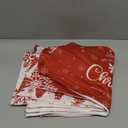 Lanpn Christmas Lumbar Throw Pillow Covers 12x24 Set of 4, Merry Christmas Winter Xmas Snowflake Decorative Holiday Cushion Pillow Cases 12 x 24 for Indoor Farmhouse Home Room Couch Decor (Red)