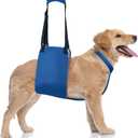 Adjustable Dog Lift Harness with Fixing Strap, Lift Sling for Large Dogs Hind Leg Support, Soft Rehab Harness for Weak Rear Legs, Ideal for Senior, Injured, Disabled Dogs and Surgery Recovery (L)