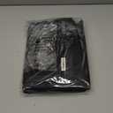 Magnetic Screen Door -Fit for Door Size:32x80 Inch, Hands Free Mesh Partition, Heavy Duty Screen Door Mesh Curtain Keeps Bugs Out, Frame Hook & Loop, Pet and Kid Friendly, Itself Size 34x82 (Polyester-Black)