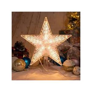 Visit the Store, CIMAXIC
CIMAXIC
Visit the Store
Tree Topper Light Led Star Ornament Outdoor Christmas Tree Decor Warm White for Home Office