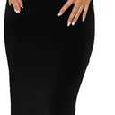 Two Piece Skirt Set for Women - Sexy Sleeveless Spaghetti Strap Pleated Tank Top Maxi Long Skirts Sets, Size Medium