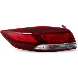 Left Outer Halogen Tail Light Compatible with Elan-tra 2017-2018