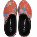 Sloggers Original Waterproof Rain and Garden Shoe for Women– Outdoor Slip-On Garden Clog - Made in The USA with Premium Comfort Insole and Arch Support - Blue Floral Fun Print, Size 7