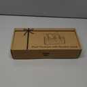 Nacome Plant Terrarium Propagation Stations: Mothers Day Gifts for Mom Plant Lovers Women Wife Daughter - 3 Bulb Glass Vases with Wooden Stand Tabletop for Hydroponics Home Garden Decor (Blue)