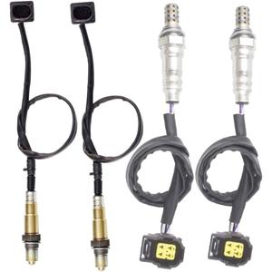 4PCS Oxygen Sensor 1 & 2 for 2008-2012 Mercedes-Benz C300 3.0L; 2007-2010 CL550 5.5L; 2011 E550 5.5L Upstream + Downstream