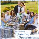 Sweetude 50 Pcs 4 x 6 Inch Thank You Floral Burlap Gift Bags with Drawstring and 50 Pcs Tags Chinoiserie Blue Floral Bag Bulk Treat Bags Candy Goodies Sacks for Wedding Birthday Bridal Baby Shower