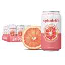 Spindrift Sparkling Water, Grapefruit Flavored, Made with Real Squeezed Fruit, (Only 15 Calories per Can), 12 Fl Oz (Pack of 24)