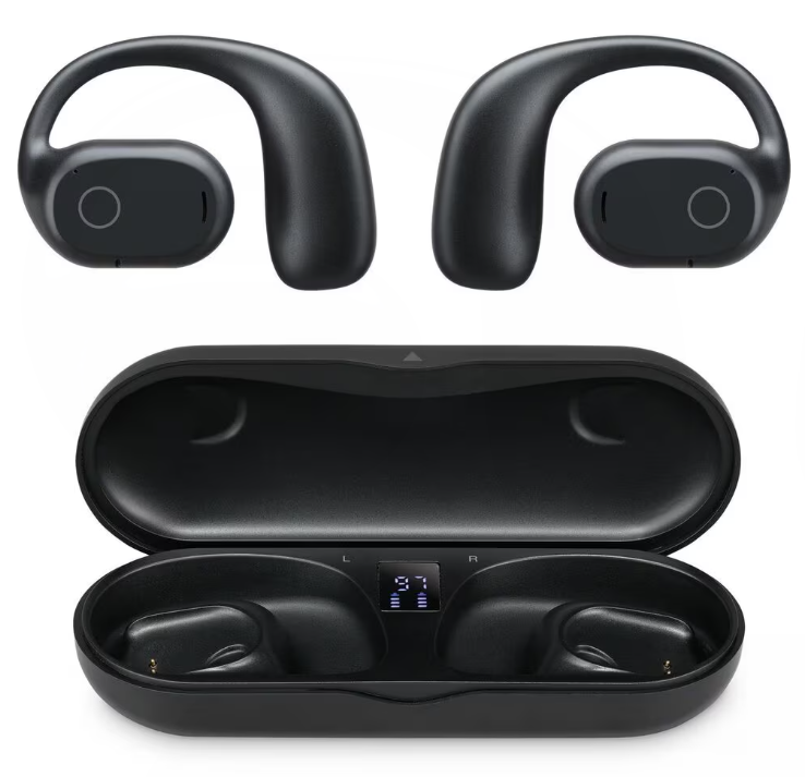 iLive Driver Clear Truly Wireless Open Ear Earbuds in Black