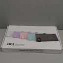 Trueque Wireless Keyboard and Mouse Combo - Full-Size Quiet Keyboard with Palm Rest, Phone Holder, Multimedia Keys, Power Switch, Compatible with Windows, Chrome OS, PC, Laptop (Batteries Included) (Black)