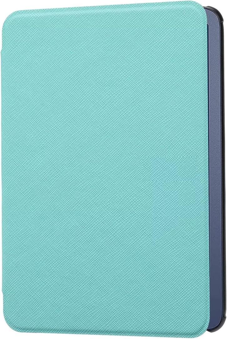 Generic Case for Kindle Paperwhite 10th Generation 2018 Released (Model No.PQ94WIF), Slim Protective Smart Leather Cover with Auto Wake/Sleep Mint Green