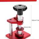 Watch Press Tool, Screw Type Back Case Closer with 20 Dies for 18mm to 50mm Crystal Bezel & Snap Off Covers, Professional Watchmaker Repair Kit Closing Bench Mountable Machine DIY and Shops